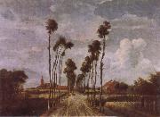 Meindert Hobbema The Avenue at Middlehamis painting